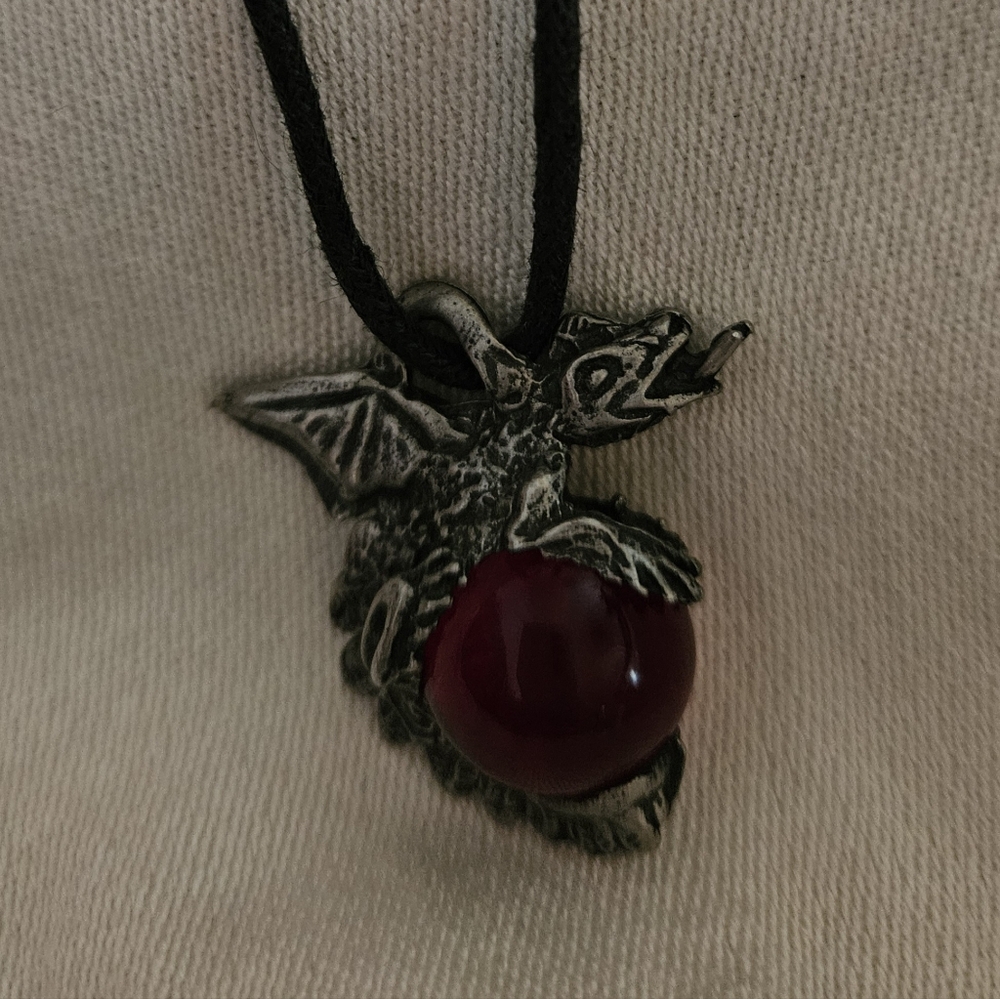 Sterling Dragon pendent - Picture 2 of 5
